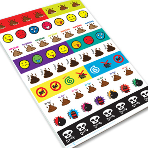 [리틀램스쿨][칭찬교구] 벌칙스티커_10