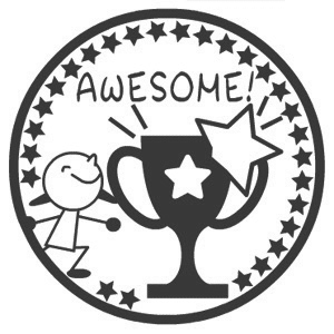 [리틀램스쿨][stamp] 크리스탈도장 Awesome (Kid)