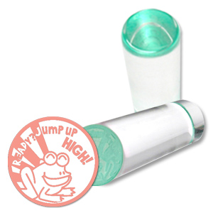 [리틀램스쿨][stamp] 크리스탈도장 Jump Up High! (Frog)