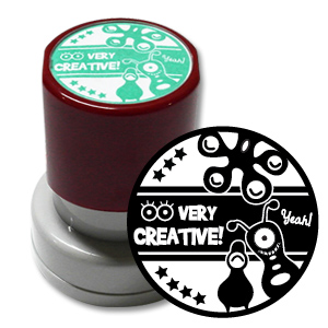 [리틀램스쿨][stamp] 만년도장 Creative (Monster)