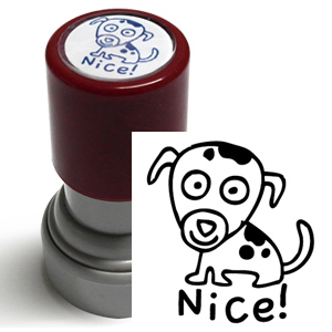[리틀램스쿨][stamp] 만년도장 Nice (Dog)