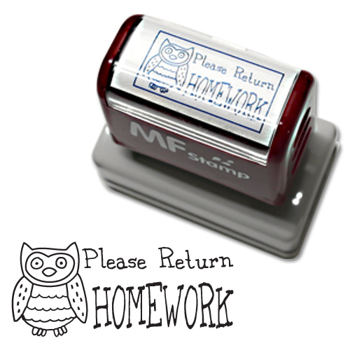 Self-Inking: Return Homework (Owl)