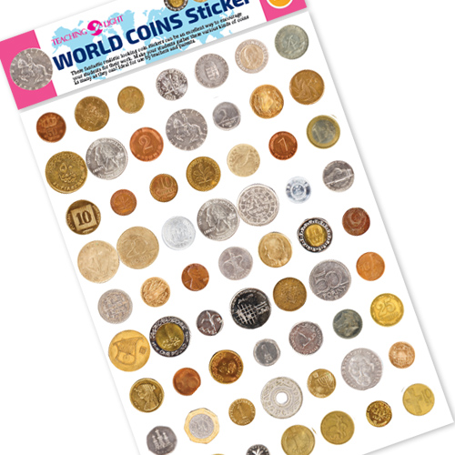 World Coins Sticker_2