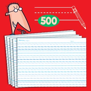 Lined Paper Pencil_500